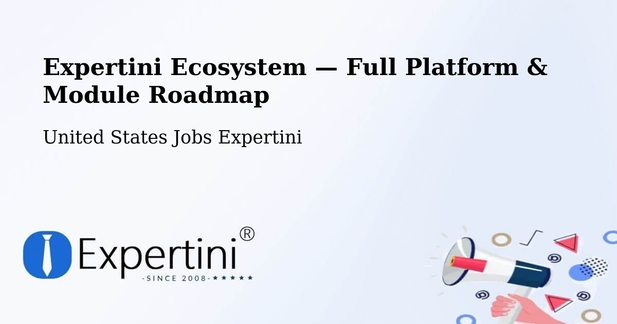 Expertini Ecosystem — Full Platform & Module Roadmap – Ridgeway